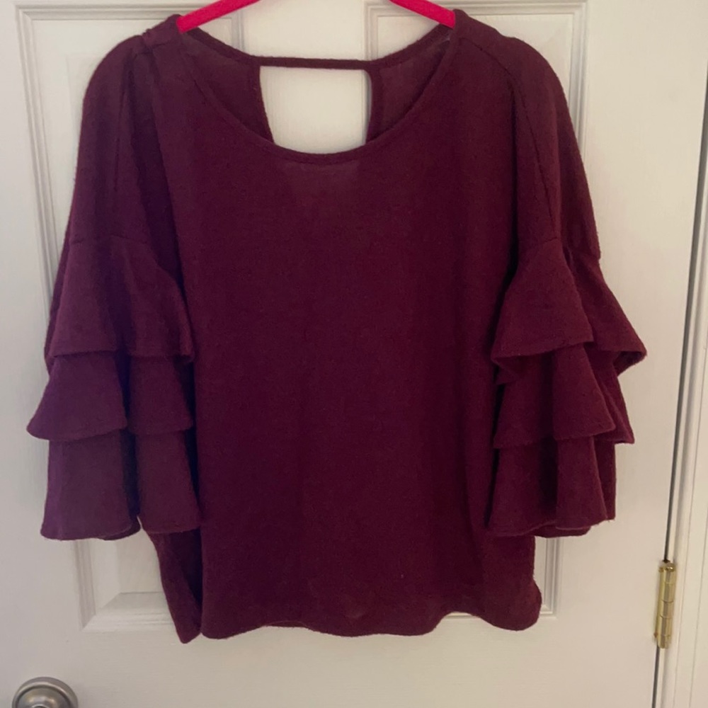 Burgundy Sweater